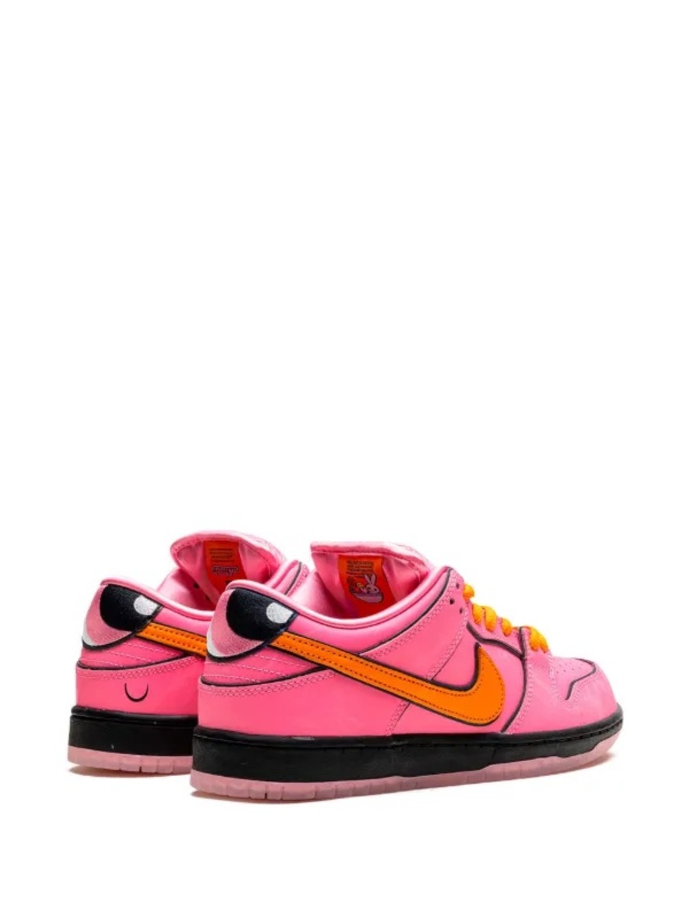 Nike Pink and Orange Dunks Powder Puff - Picture 2 of 4